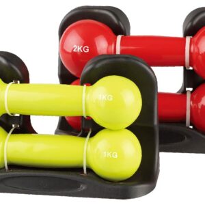 Vinyl/neoprene small round head dumbbell sets (UV10902A) - Dumbbells & Barbells - UnivFitness