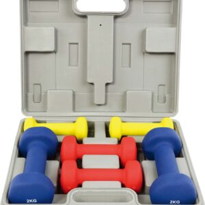 6kg vinyl/neoprene dumbbell sets (UV10903A) - Dumbbells & Barbells - UnivFitness