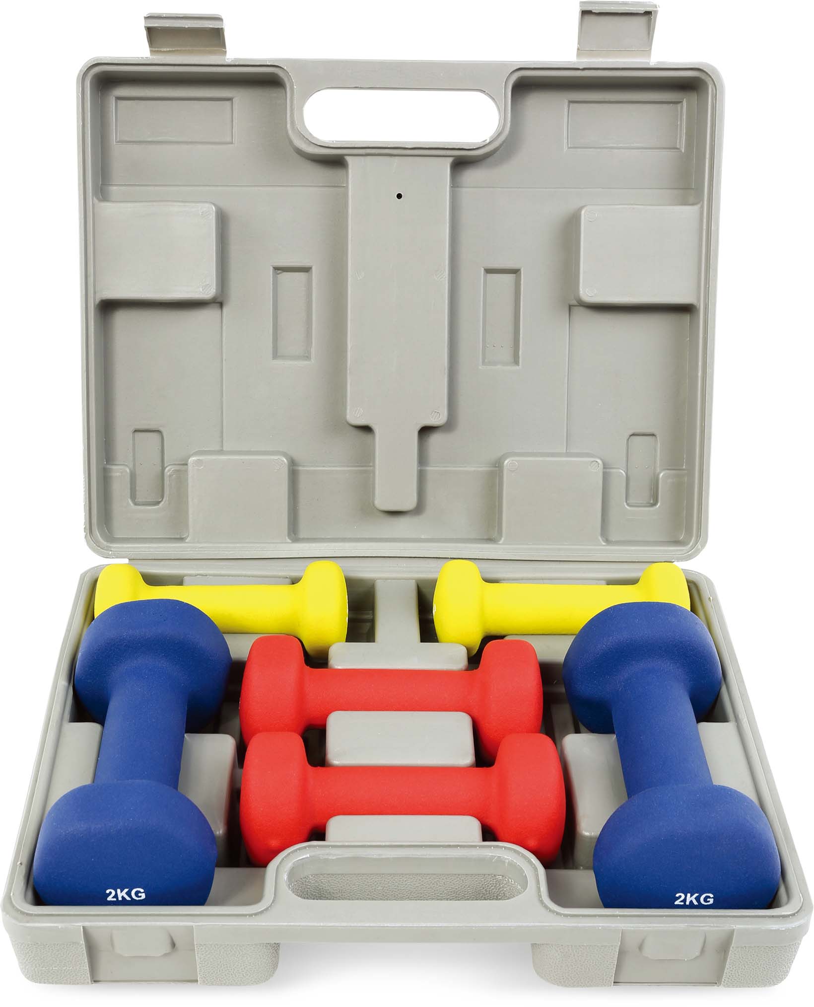 uv10903 6kg vinyl/neoprene dumbbell sets (UV10903A) - Dumbbells & Barbells - UnivFitness