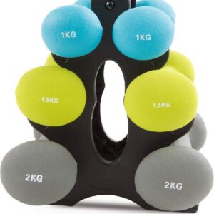 9kg vinyl/neoprene dumbbell sets (UV10905) - Dumbbells & Barbells - UnivFitness