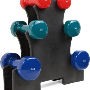 6kg vinyl/neoprene dumbbell sets (UV10907A) - Dumbbells & Barbells - UnivFitness