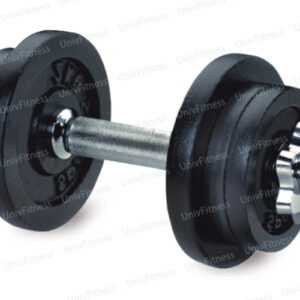 10.3kg black painted dumbbell sets - UnivFitness