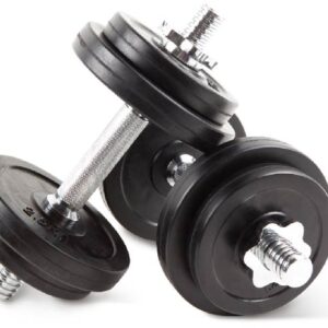 20kg black painted dumbbell sets (UV11105A) - Dumbbells & Barbells - UnivFitness