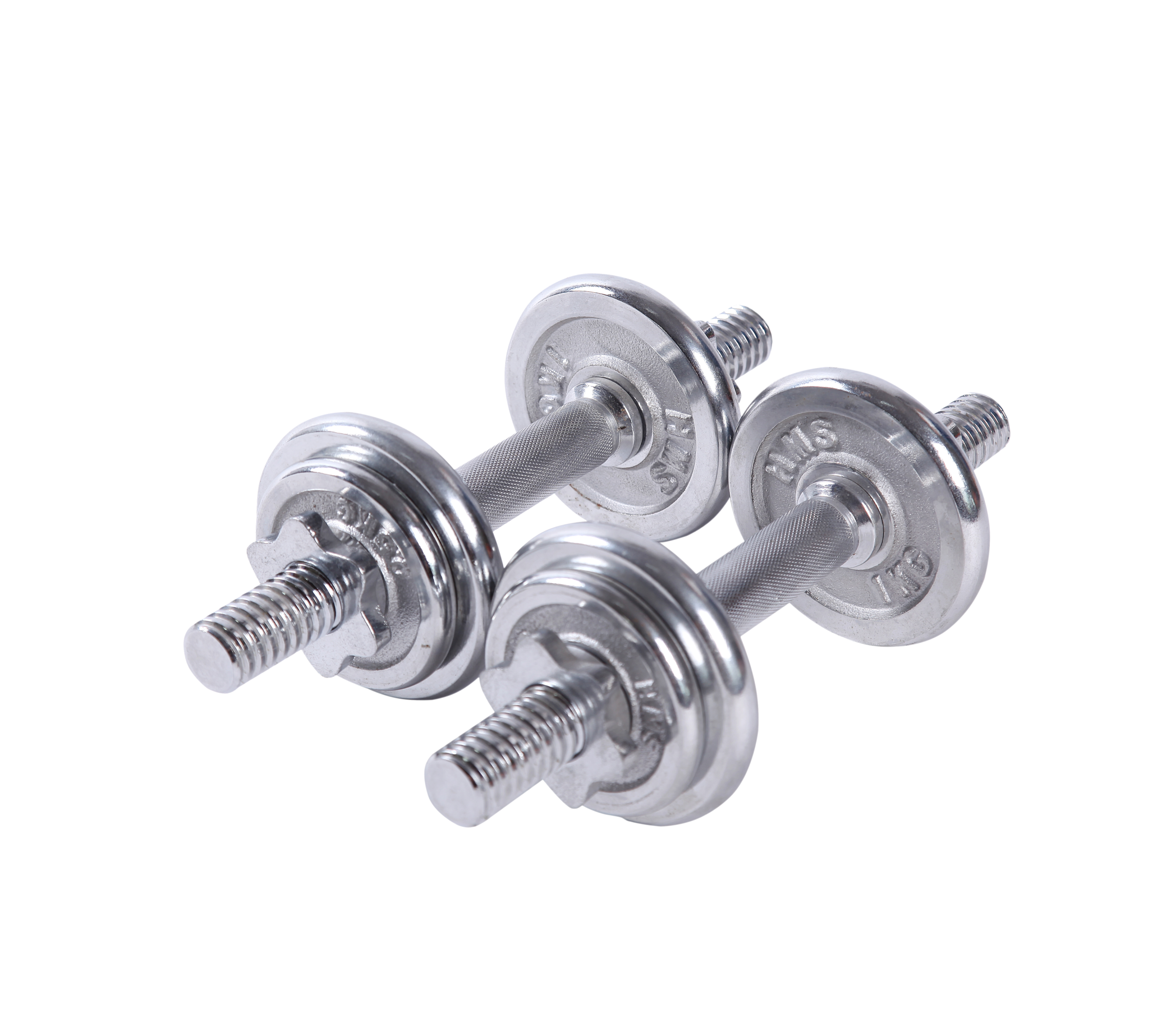 uv11203 10kg chromed dumbbell sets - UnivFitness