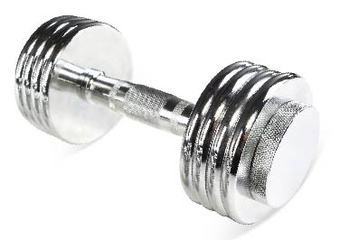 uv11208 1 15kg chromed dumbbell sets - UnivFitness