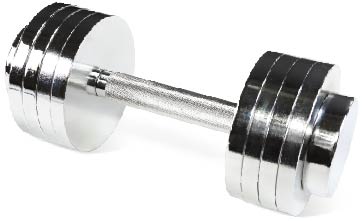 uv11209 10kg chromed dumbbell sets - UnivFitness