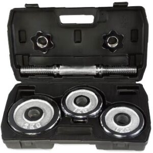 10kg chromed dumbbell sets with case - UnivFitness