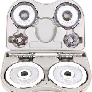 10kg chromed dumbbell sets with case - UnivFitness