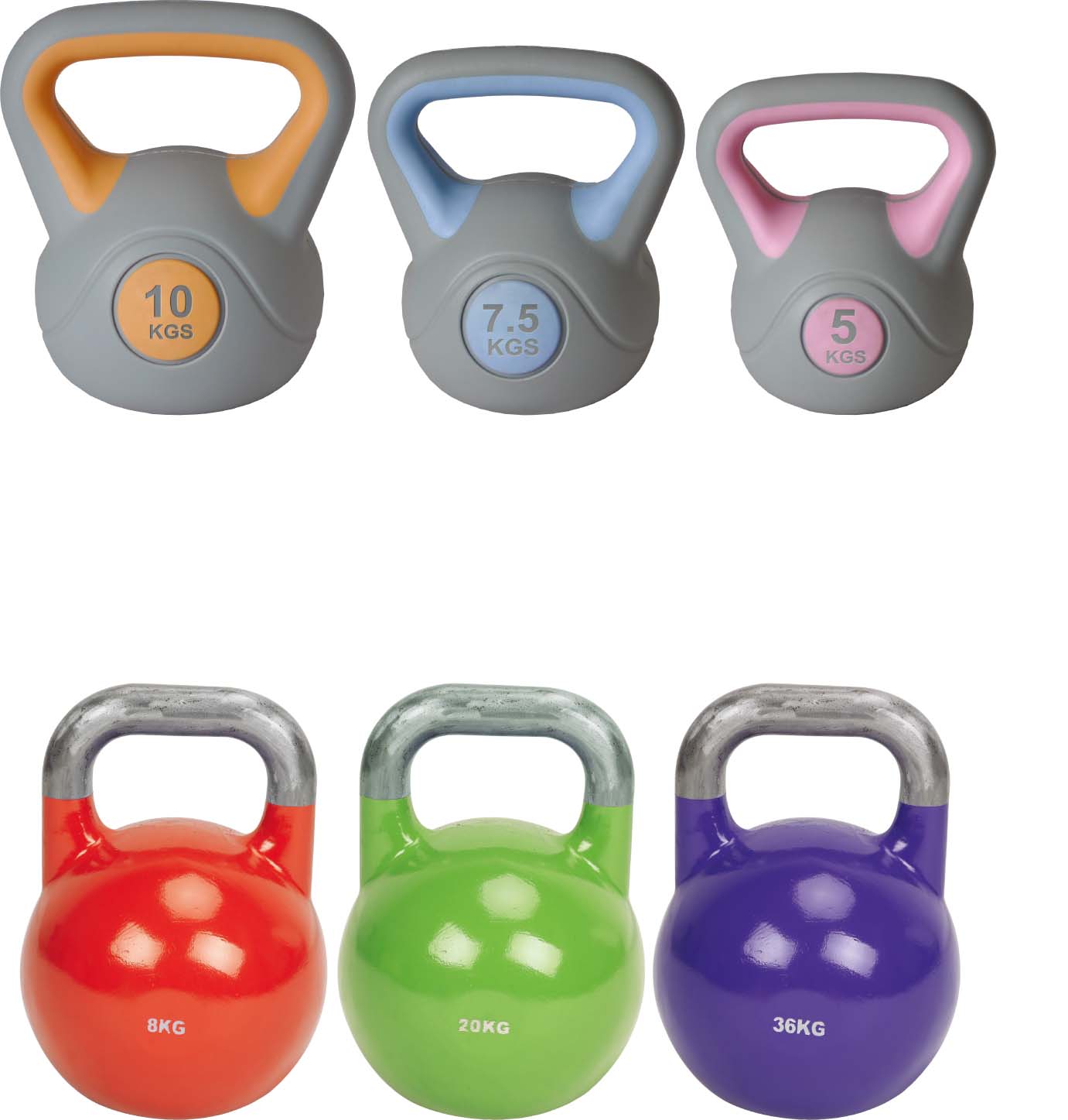 uv12402 uv12701 Plastic kettlebells - UnivFitness