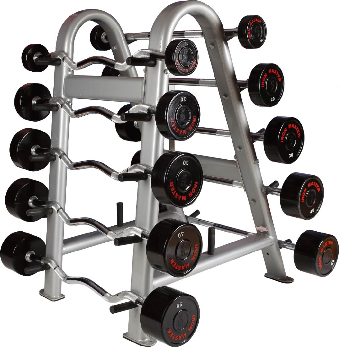 uv13502 2 CPU barbells with curl handle - UnivFitness