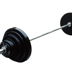 300lb black painted olympic barbell sets - UnivFitness