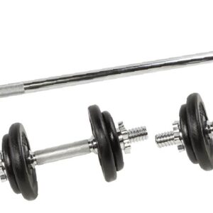50kg black painted barbell sets - UnivFitness