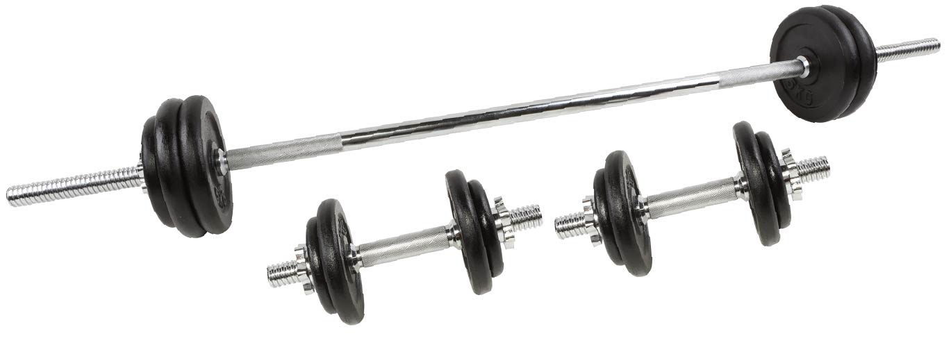 uv13802 50kg black painted barbell sets - UnivFitness