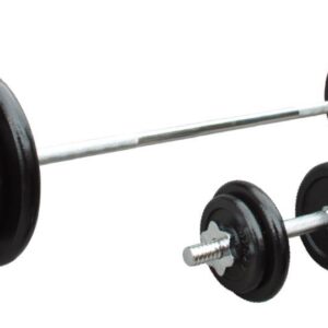 80kg black painted barbell sets - UnivFitness