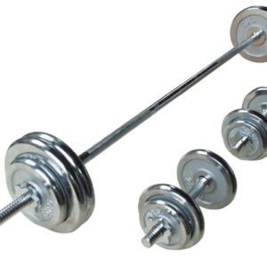 50kg chromed barbell sets - UnivFitness