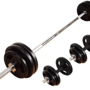 50kg rubber coated barbell sets - UnivFitness