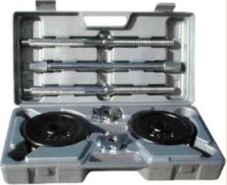 uv13903 25kg black painted barbell sets - UnivFitness