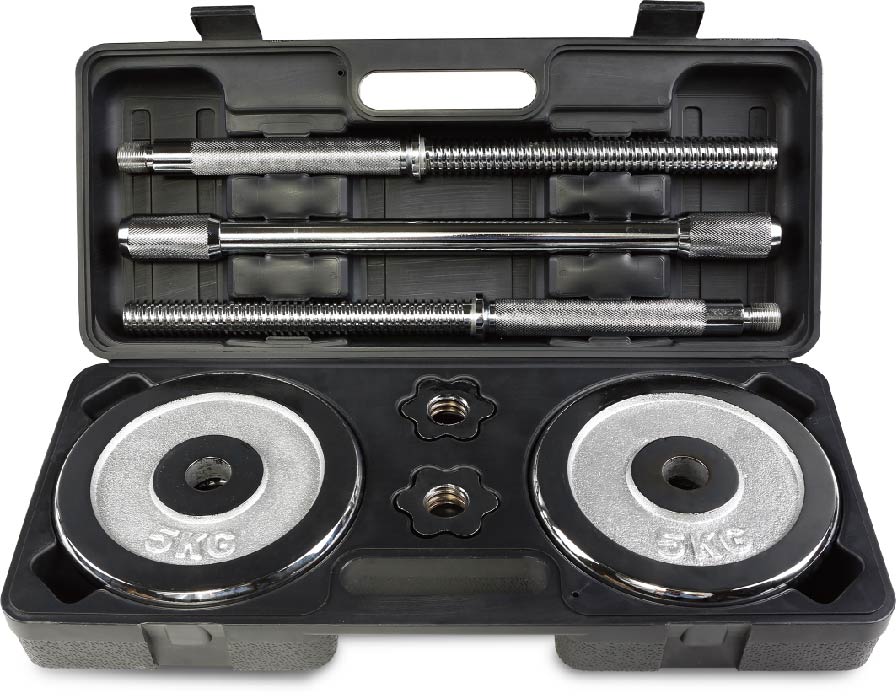 uv14003 25kg chromed barbell sets - UnivFitness