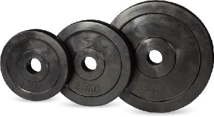 uv14401 Rubber plates square edge - UnivFitness