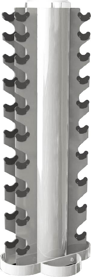 uv18701 Dumbbells vertical rack 20 lungs (UV18701) - Dumbbells & Barbells - UnivFitness