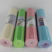 uv20704 2 PVC yoga mat two tone color, bottom pattern - UnivFitness