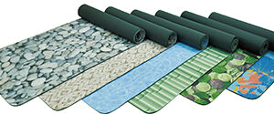PVC deluxe yoga mat transfer printing - UnivFitness
