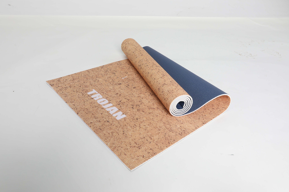 PVC yoga mat in cork printing PVC yoga mat in cork printing - image 3