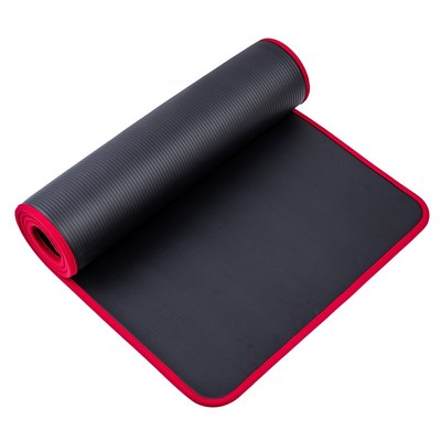 uv20906 2 NBR yoga mat with sewing - UnivFitness