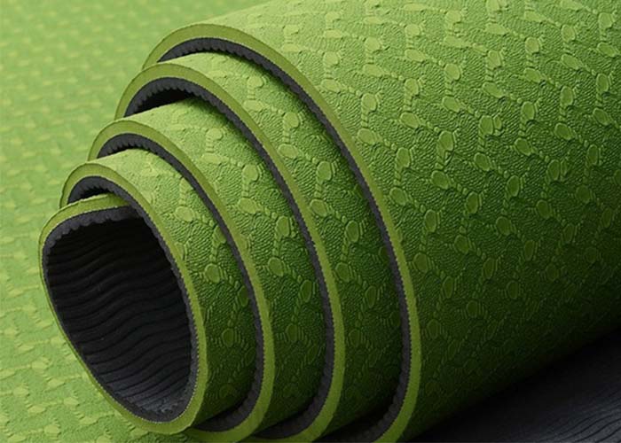 yoga mat tpe TPE yoga mat with two color - UnivFitness