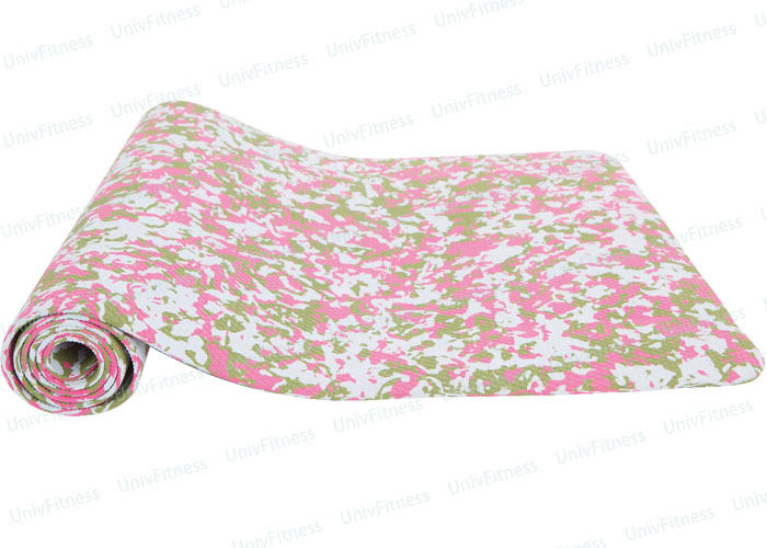 uv21003 tpe yoga mat TPE camouflage yoga mat - UnivFitness