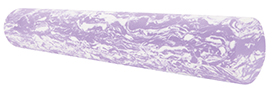 Yoga foam roller with floral design - UnivFitness