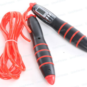 Jump rope digital counter with count, total count, time, date, alarm clock, calo - UnivFitness