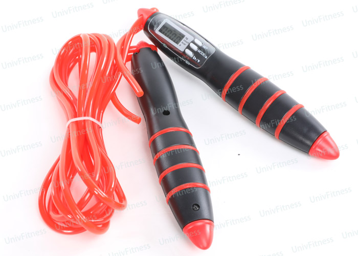 uv30502 jump rope Jump rope digital counter with count, total count, time, date, alarm clock, calo - UnivFitness