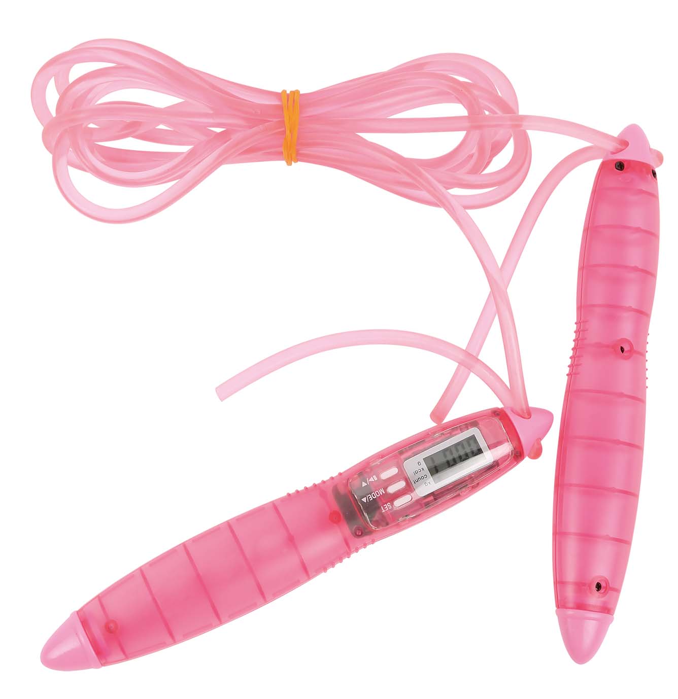 uv30503 Jump rope digital counter with count, total count, time, date, alarm clock, calo - UnivFitness
