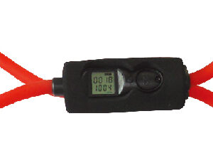 Resistance tube 8 figure digital counter with sleeve - UnivFitness