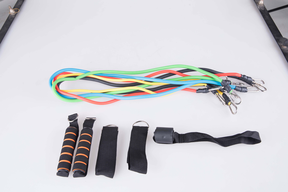 uv42702 1 Resistance tube training kit 11pcs (UV42702A) - Resistance Bands & Tubes - view 3 - UnivFitness