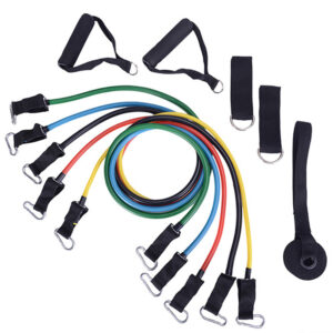 Resistance tube training kit 11pcs (UV42702A) - Resistance Bands & Tubes - UnivFitness