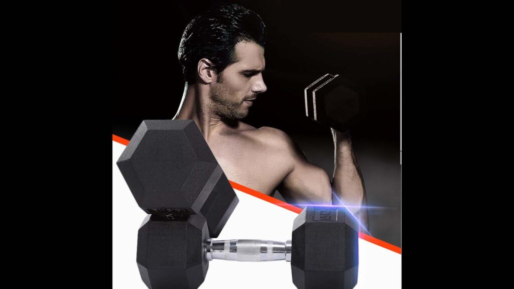 How to Put Your Logo on Yoga Mats, Dumbbells and Resistance Bands: Mould vs 1C Printing Explained Rubber hex dumbbell head - custom logo on fitness products