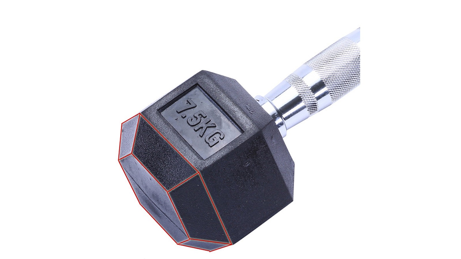 Rubber hex dumbbells - MOQ for custom fitness equipment